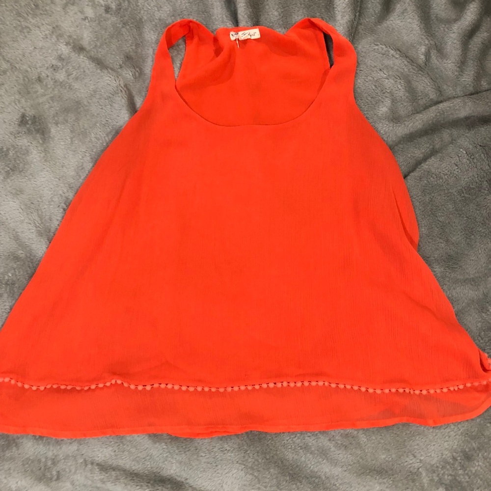 Coral Dress Top
